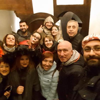 Halloween parti ekibi