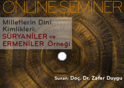 Milletlerin Dini Kimlikleri: Süryaniler ve Ermeniler Örneği
